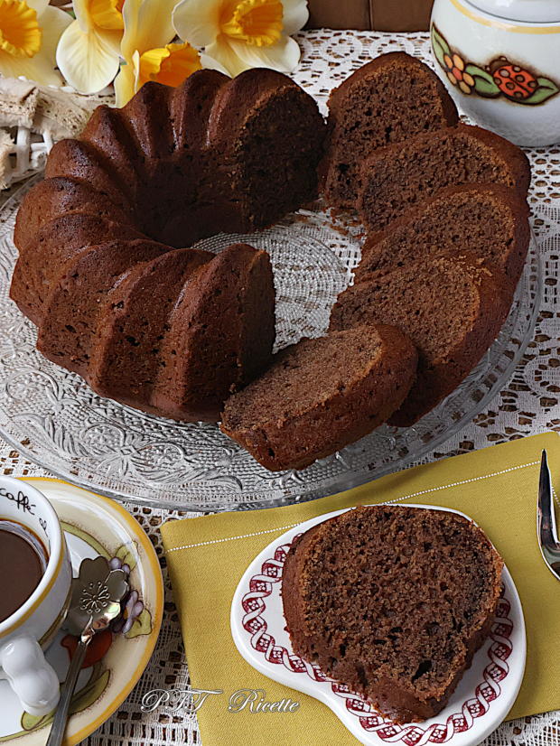 Ciambella al caffè senza uova 4