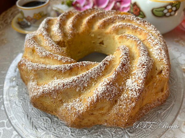 Ciambella al mango, senza uova e burro 1