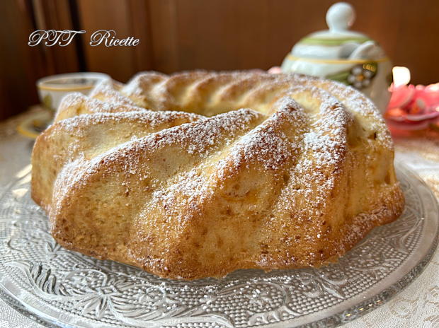 Ciambella al mango, senza uova e burro 2