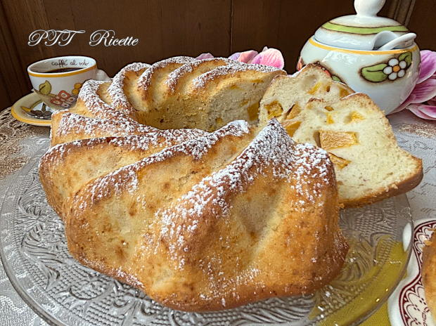 Ciambella al mango, senza uova e burro 5