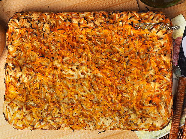 Focaccia veloce con zucca 6