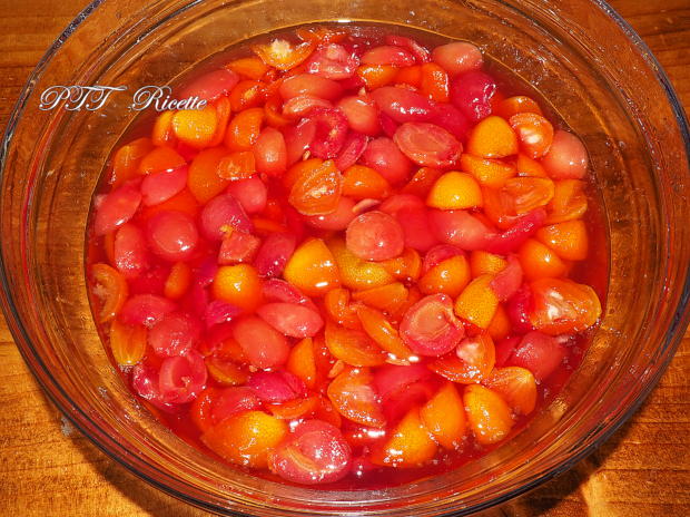 Marmellata di mandarini cinesi Kumquat e ciliegie 5