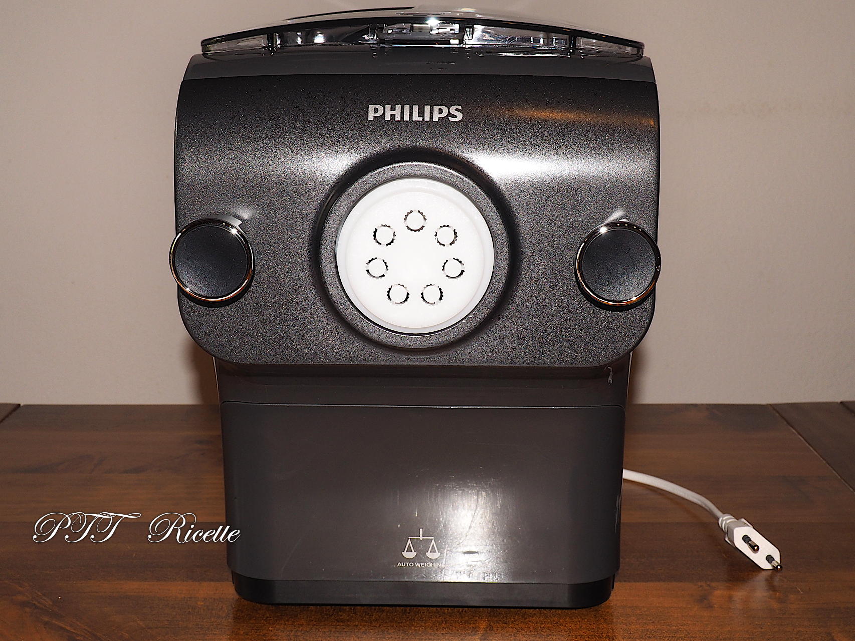 PASTADISC - Espaguetis, Disco Con Forma De Pasta Udon Para Máquina Automática De Pasta Y Fideos Philips Disco Compatible Con Maquina De Pasta