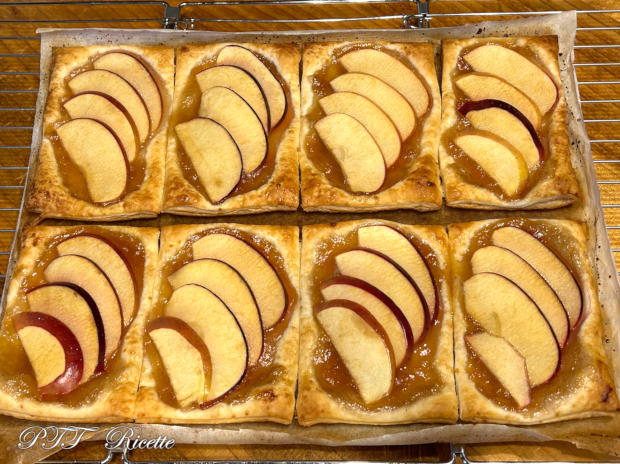 Sfogliatine mele e marmellata 10