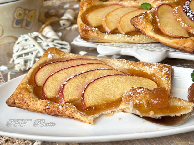 Sfogliatine mele e marmellata 12