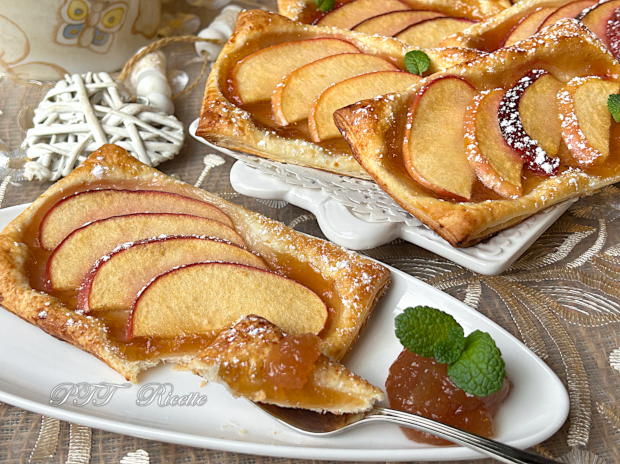 Sfogliatine mele e marmellata 13