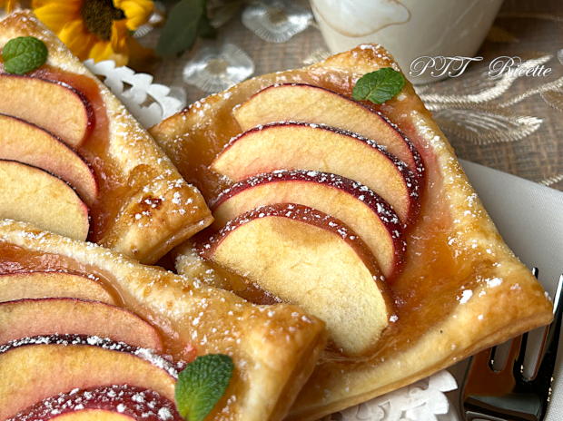Sfogliatine mele e marmellata 16
