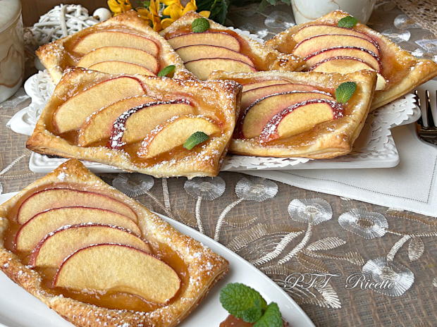 Sfogliatine mele e marmellata 17