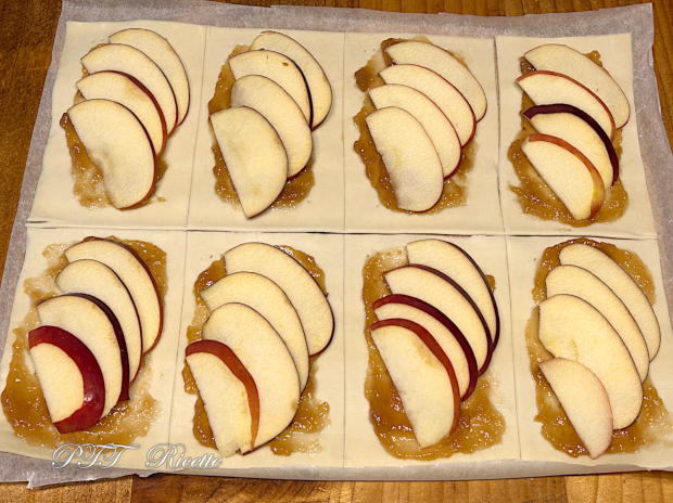 Sfogliatine mele e marmellata 8