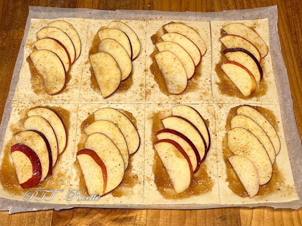 Sfogliatine mele e marmellata 9