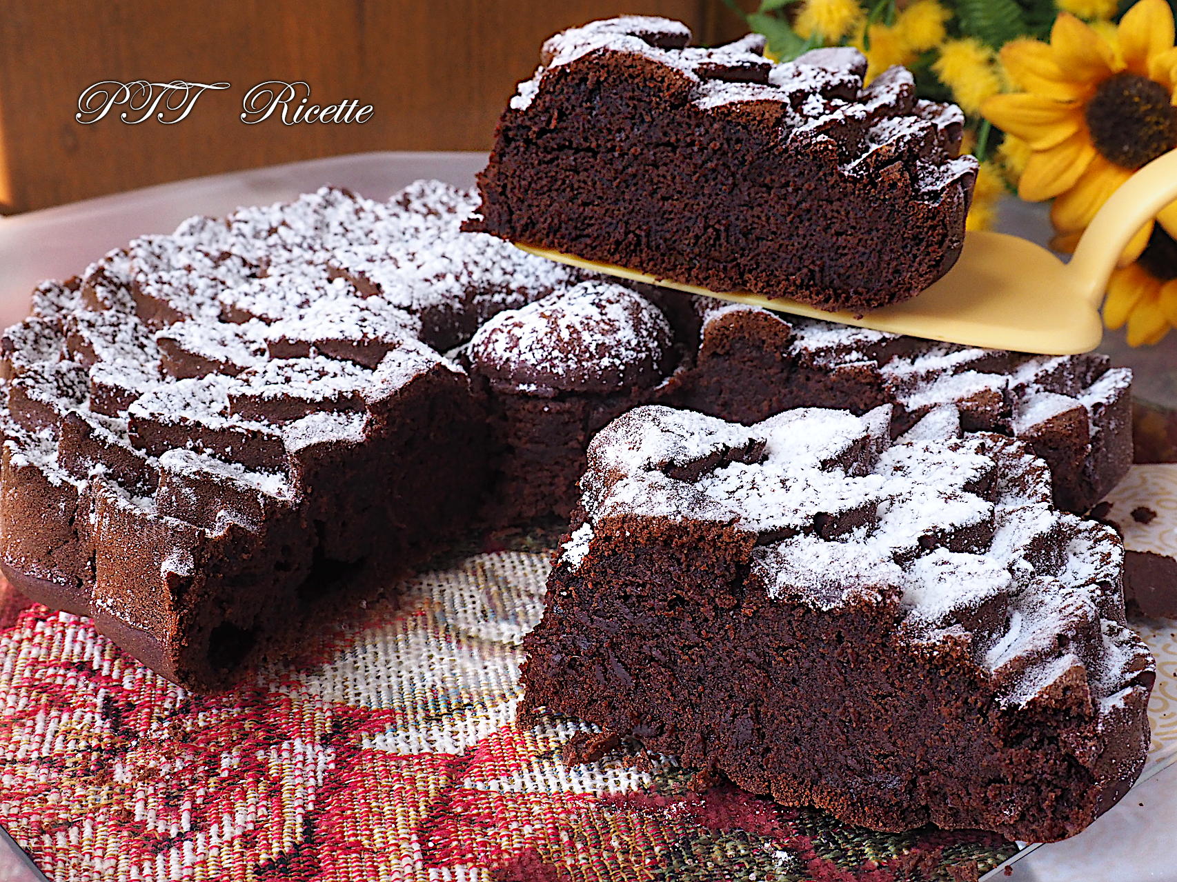 Torta al cacao light, senza burro e senza latte - PTT Ricette